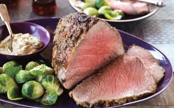 Herbed-Mustard Topped Beef Roast